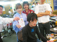 大会写真。MVP賞、役満賞
